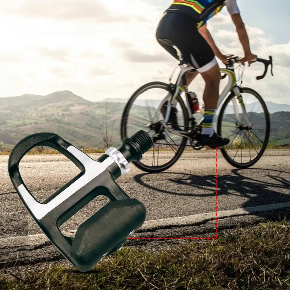 

1 Set Bicycle Pedal Lightweight Self-locking Pedals Wear-resistant Rust Resistant Clipless Pedals With Lock Plate