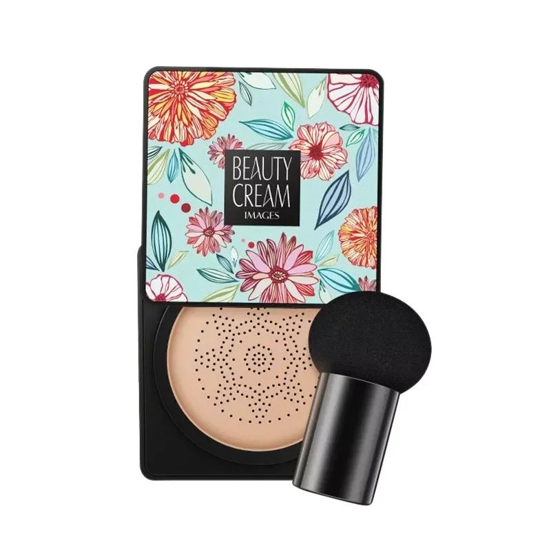 

BB Air Cushion Foundation Mushroom Head CC Cream Concealer Whitening Makeup Cosmetic Waterproof Brighten Face Base Tone