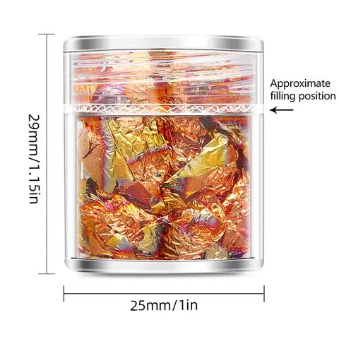 4 шт./набор, золотой лист, хлопья, цвета, блестки, золотой конфетти из фольги, сделай сам, полимерная форма, наполнение, дизайн ногтей, свеча, Ювелирное Украшение