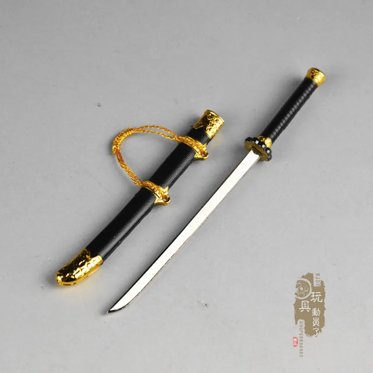 Миниатюрная версия 1/12 модель с вышивкой в виде холодного оружия подходит для