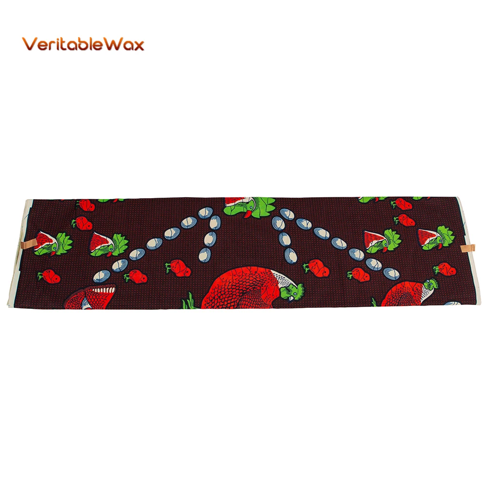 

Африканская ткань высокого качества 6 ярдов 3 ярда Красный Черный Цвет Воск Принт анкарская ткань хлопчатобумажная ткань для швейного платья 24FS1486