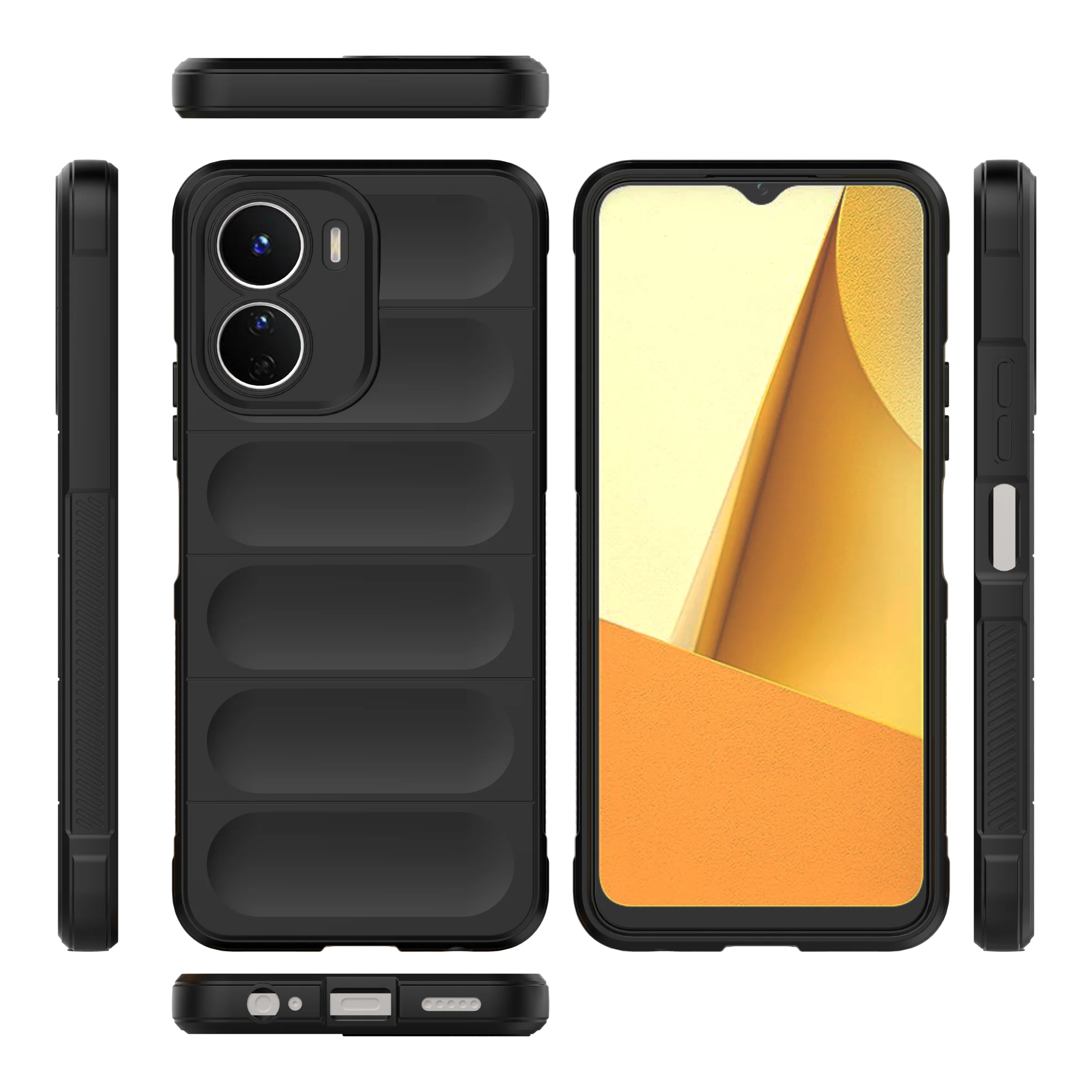For Vivo Y16 Case For Vivo Y16 Cover Funda Capa Soft Skin-Friendly Shockproof Protective Back Bumper For Vivo Y16