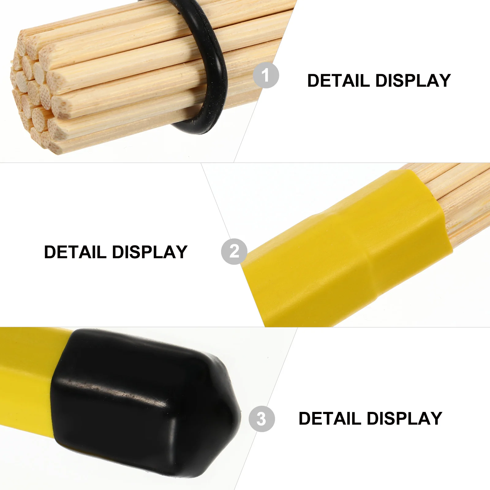 Профессиональный набор деревянных щеток для барабанов палочек барабанные