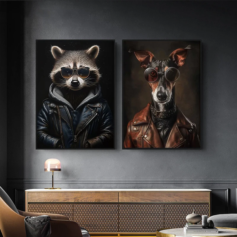 Картина на холсте с изображением животных