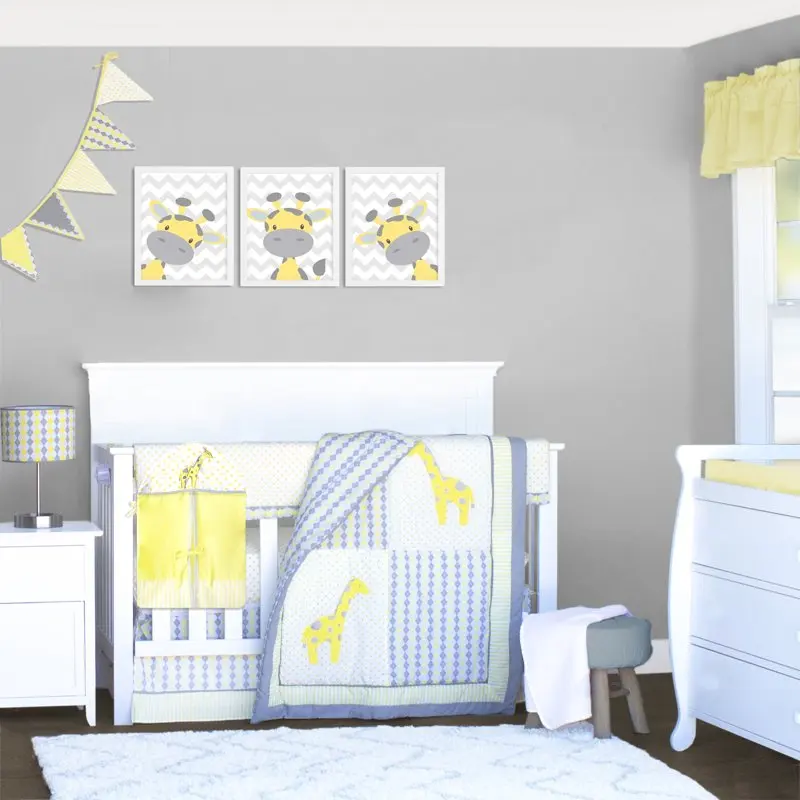 

Argyle Giraffe 10 Piece Crib Bedding Set