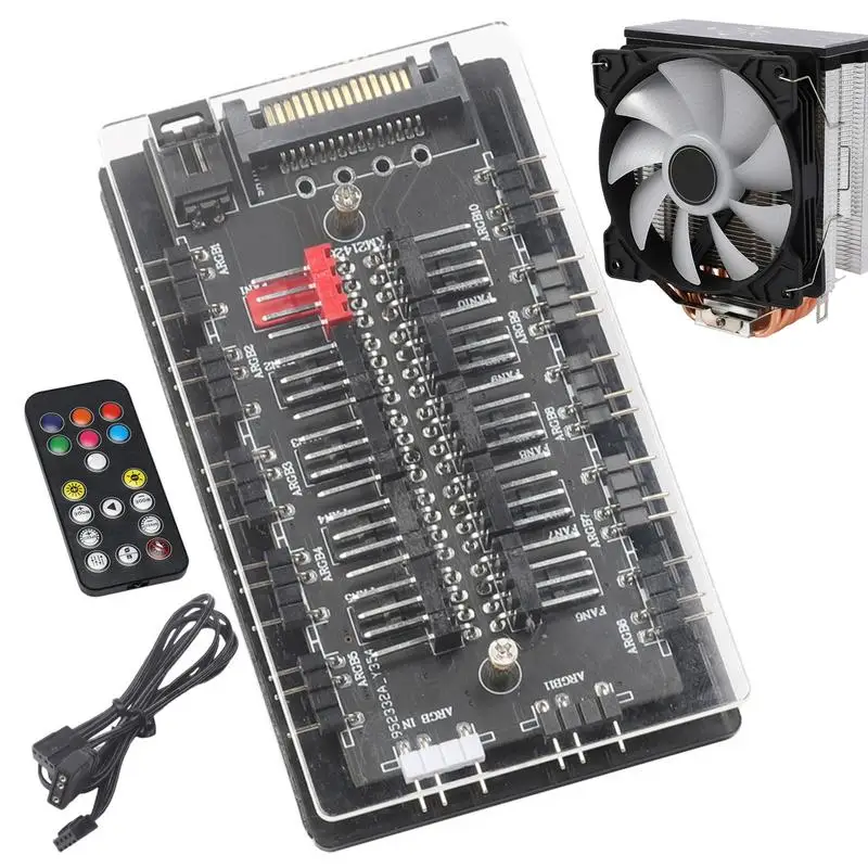 Контроллер вентилятора для ПК 5 В 10 контактов управления температурой