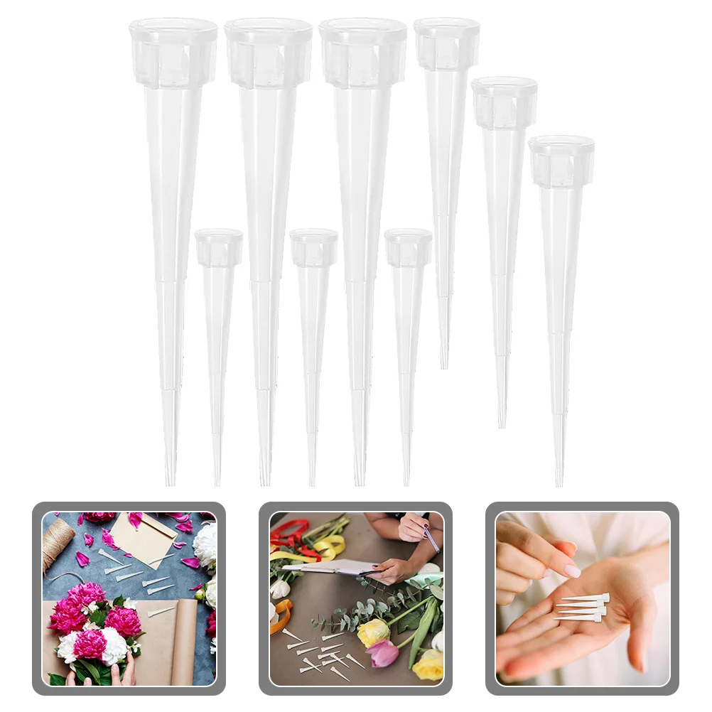 

Flower Mud Holder Simulation Flowers Tube Floral Water Tubes Fresh Transparent Plastic Arrangement Inserted Arranger DIY Tools