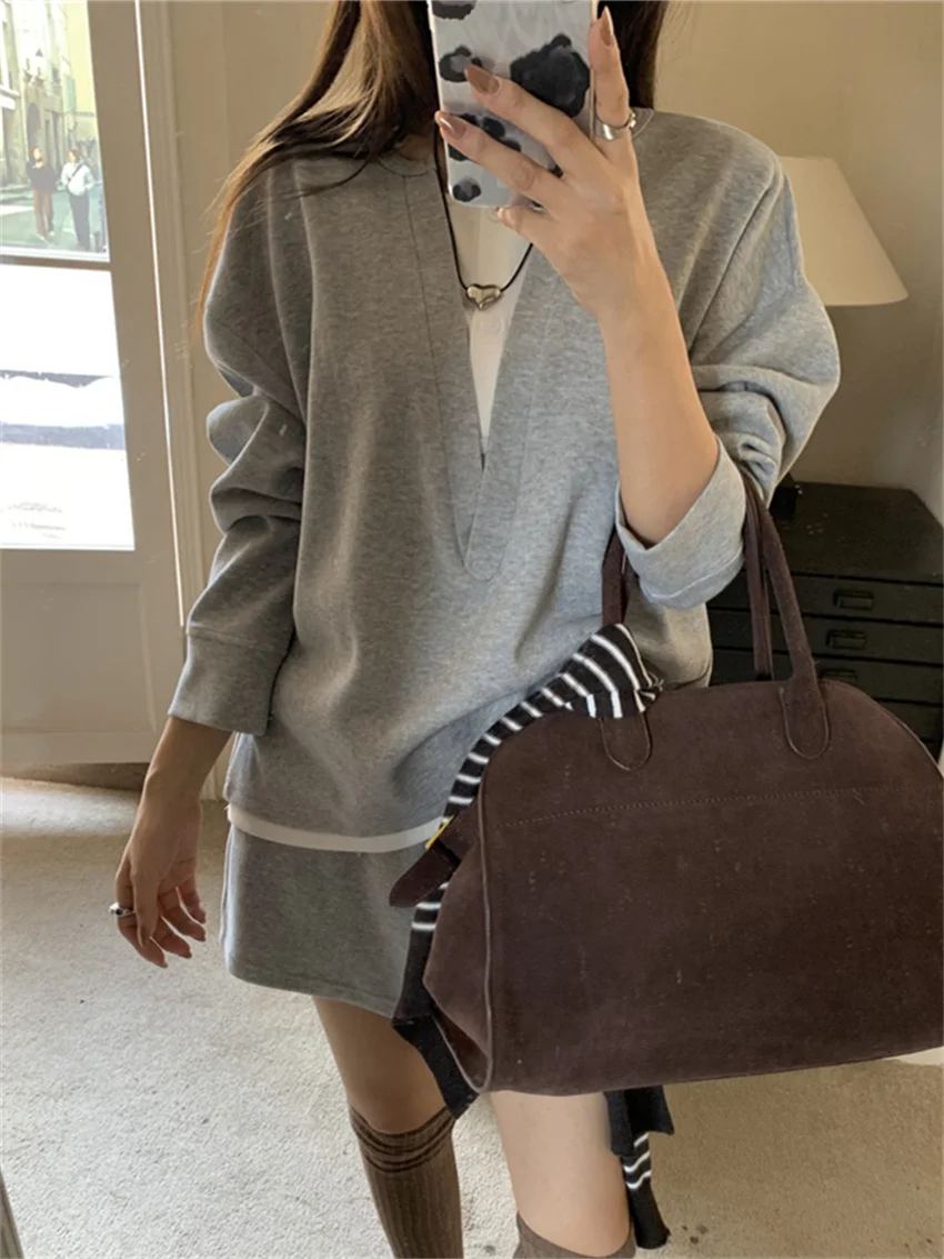 Минималистичные женские костюмы Alien Kitty повседневные универсальные толстовки