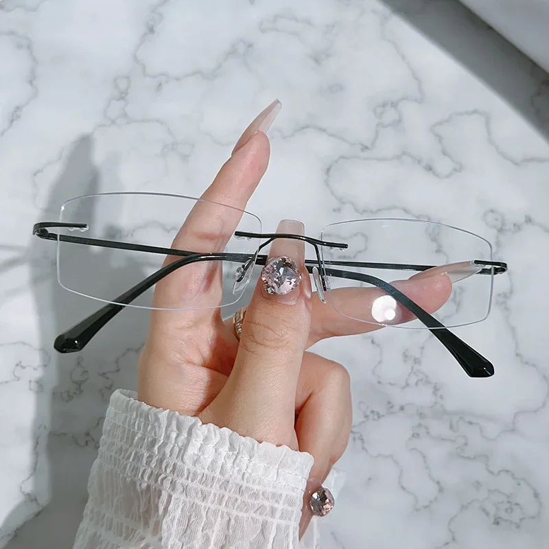 Женские и мужские модные очки с защитой от синего света деловые для близорукости