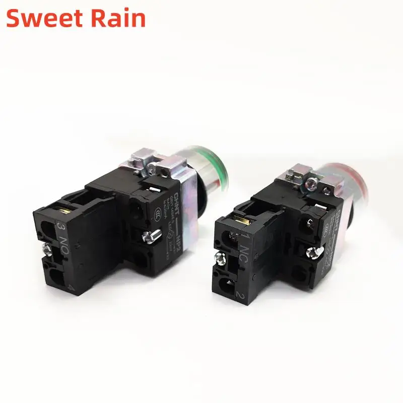1 шт. CHINT переключатель NP2-BW3461 NP2BW3462 кнопка со светодиодной подсветкой AC220V DC24V с