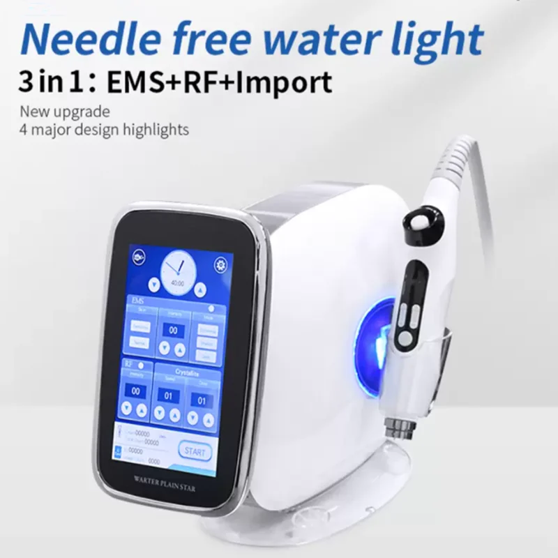 

Microneedle RF Machine Water Mesotherapy No Needle Meso Gun Injector Device Whitening Face Lift Anti-aging Freckle Removal Tools