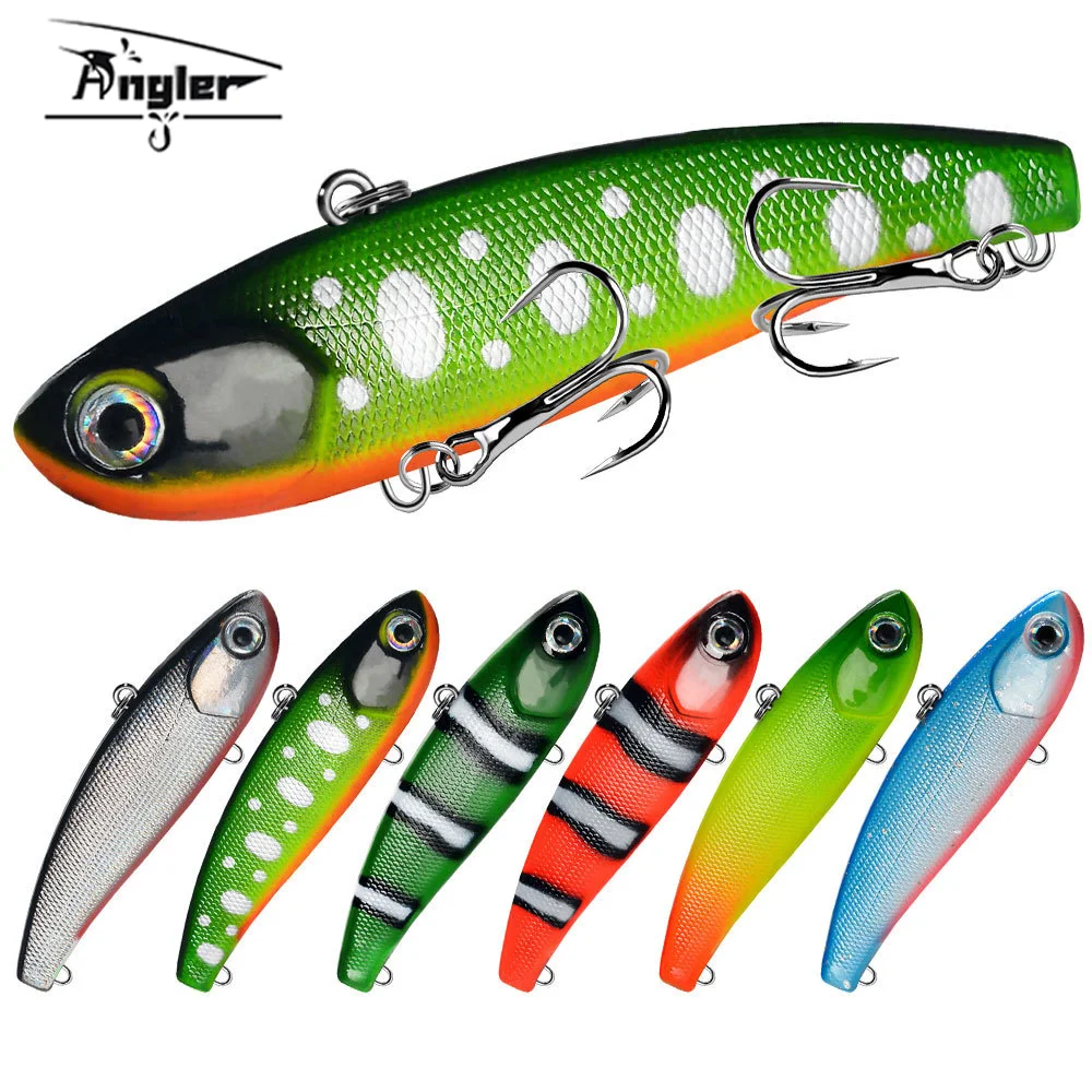 

1pcs Fishing Lures 60mm 10g VIB Laser Long Casting Rattlin Wobblers Winter Ice Hard Crankbait Vibration Pesca Pike Carp Tackle