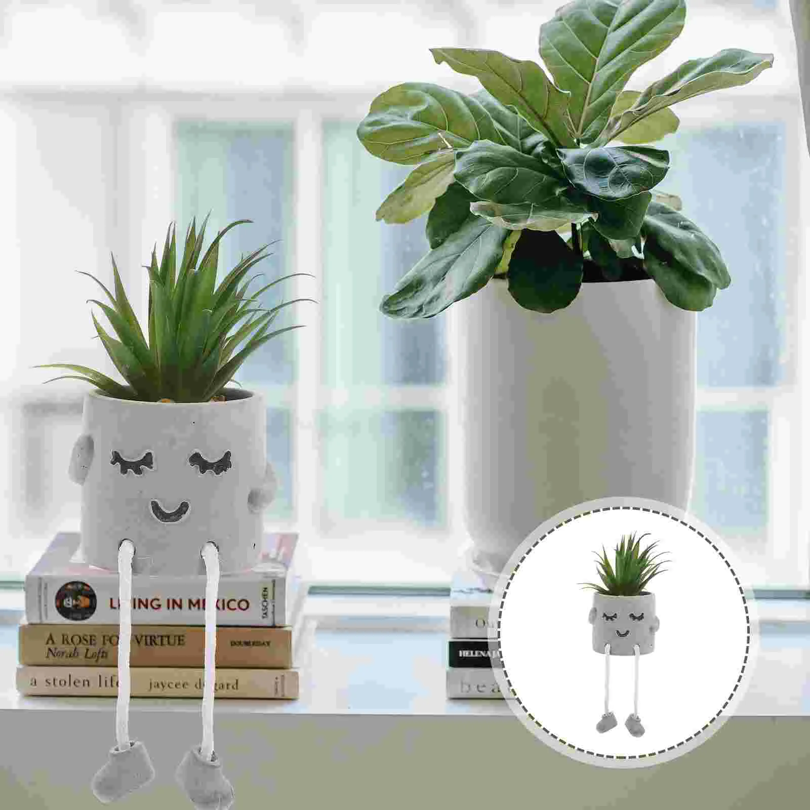 

Home Lifelike Bonsai Ornament Potted Plants Plants in Pot Simulated Pot