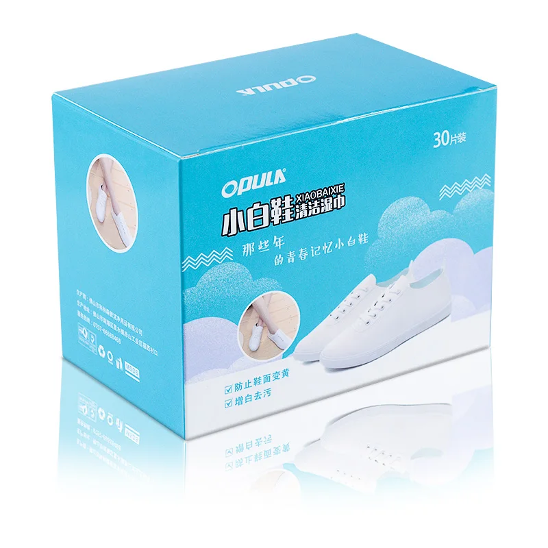 

30 Pcs Shoes Wipes Moistened Disposable Dirty Removal Shoe Care Tissue Quick Dry To Polish For All Leather Shoes Wipes