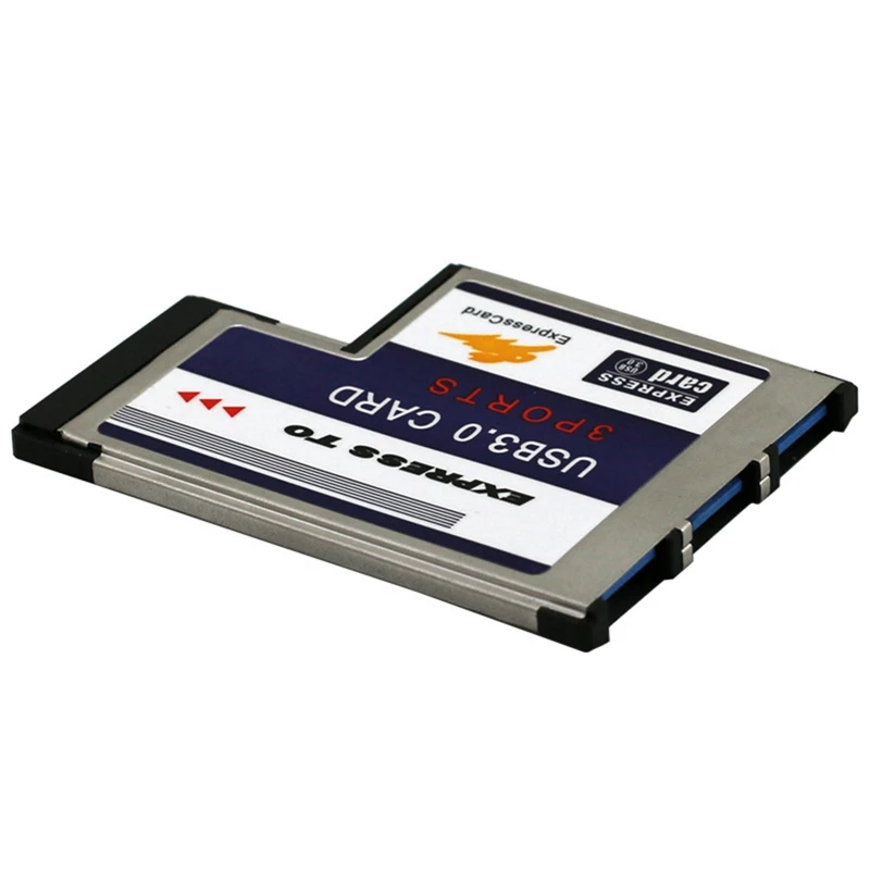 USB 3.0 Express Card 3-портовая карта расширения 34/54 мм адаптер-конвертер USB3.0 к Expresscard для