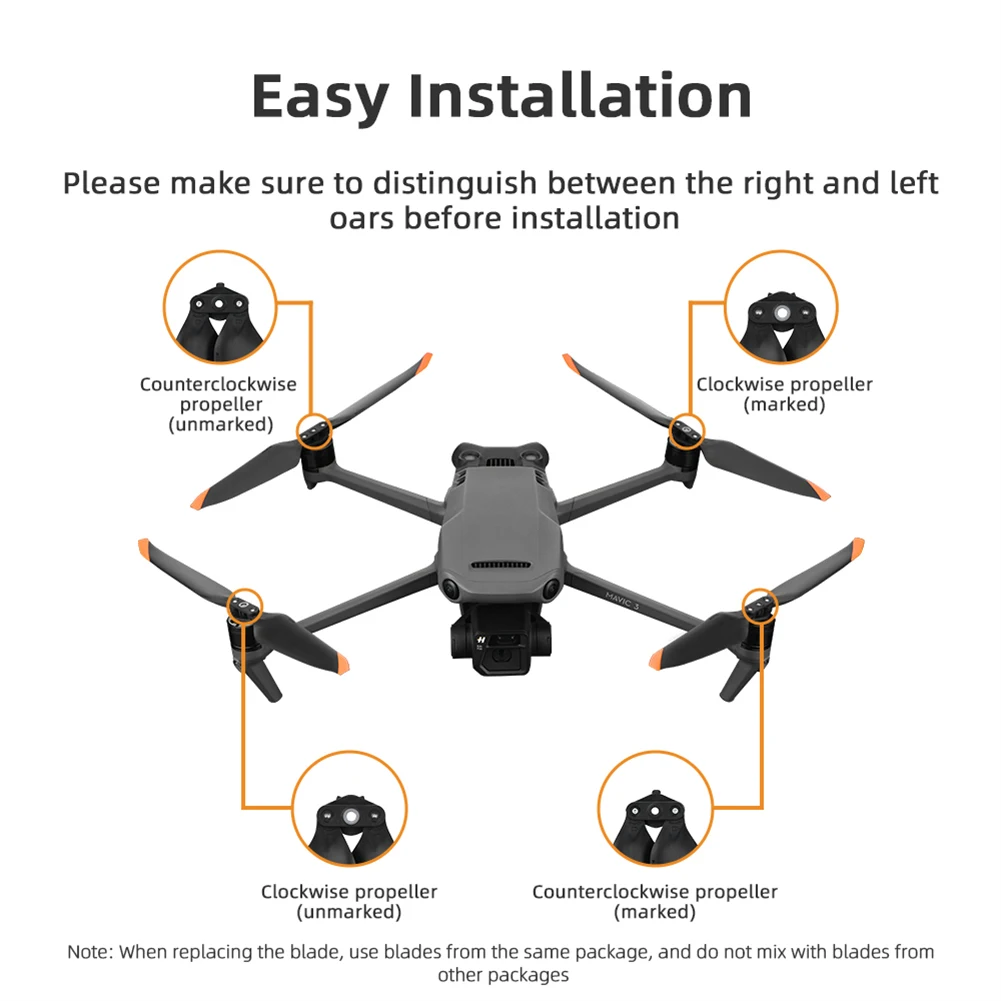 Пропеллеры для дрона DJI Mavic 3 Pro/3 4 шт