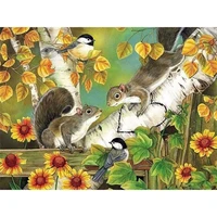 gatyztory diy pictures by numbers squirrel bird animal for adult children drawing on canvas handpainted painting art gift home d