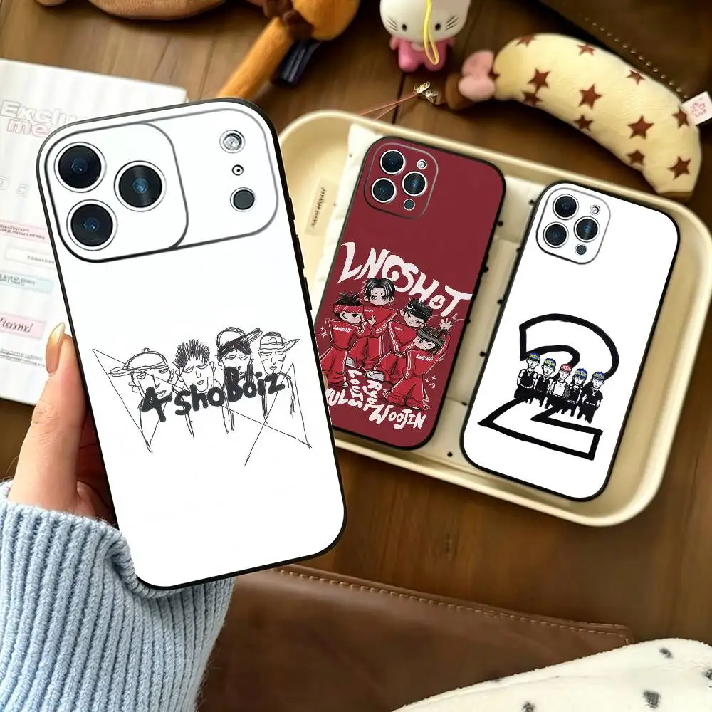 Фото Чехол для телефона LNGSHOT Hip-hop для iPhone 17, 16, 15, 14, 13, 12, 11 Plus, Pro Max и других моделей, мягкий черный чехол №1
