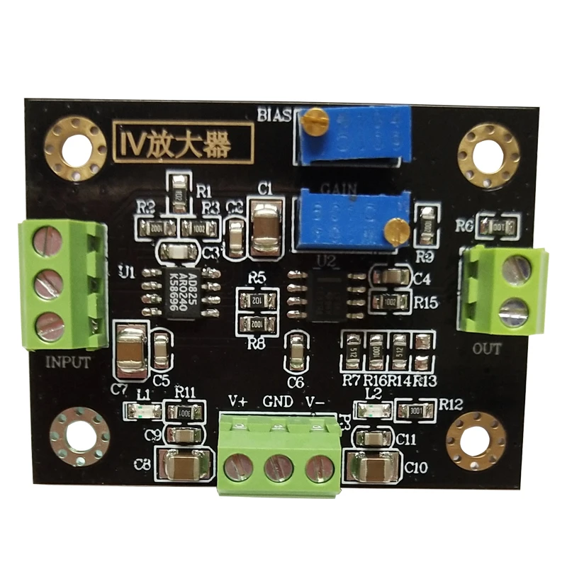 

IV conversion amplifier Voltage signal amplification Photoelectric amplifier module Current to voltage emitter follower