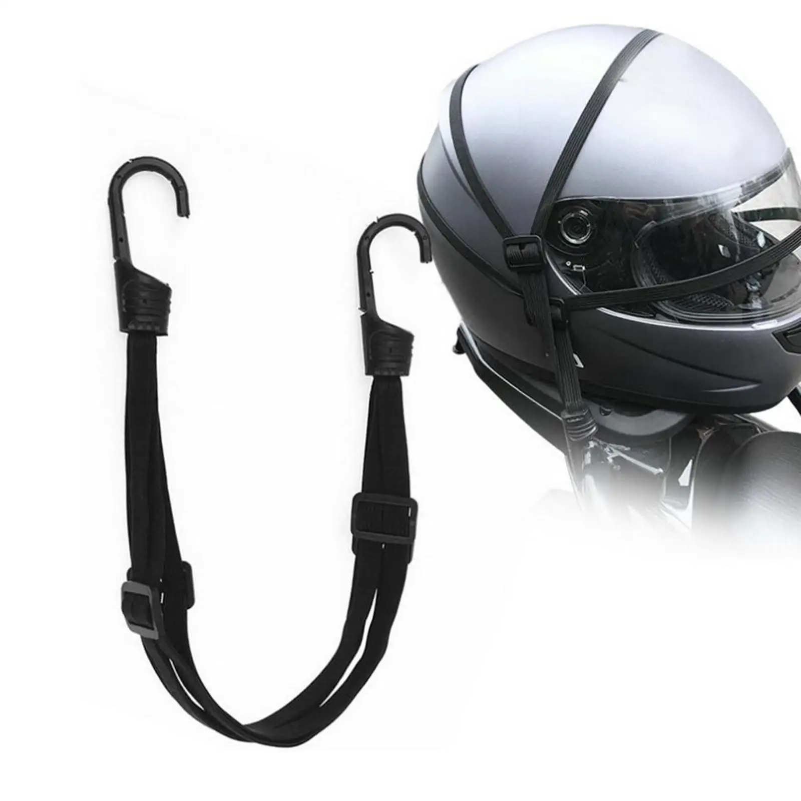 

Helmet Luggage Rope Elastic Strap Retractable Camp Luggage Bike