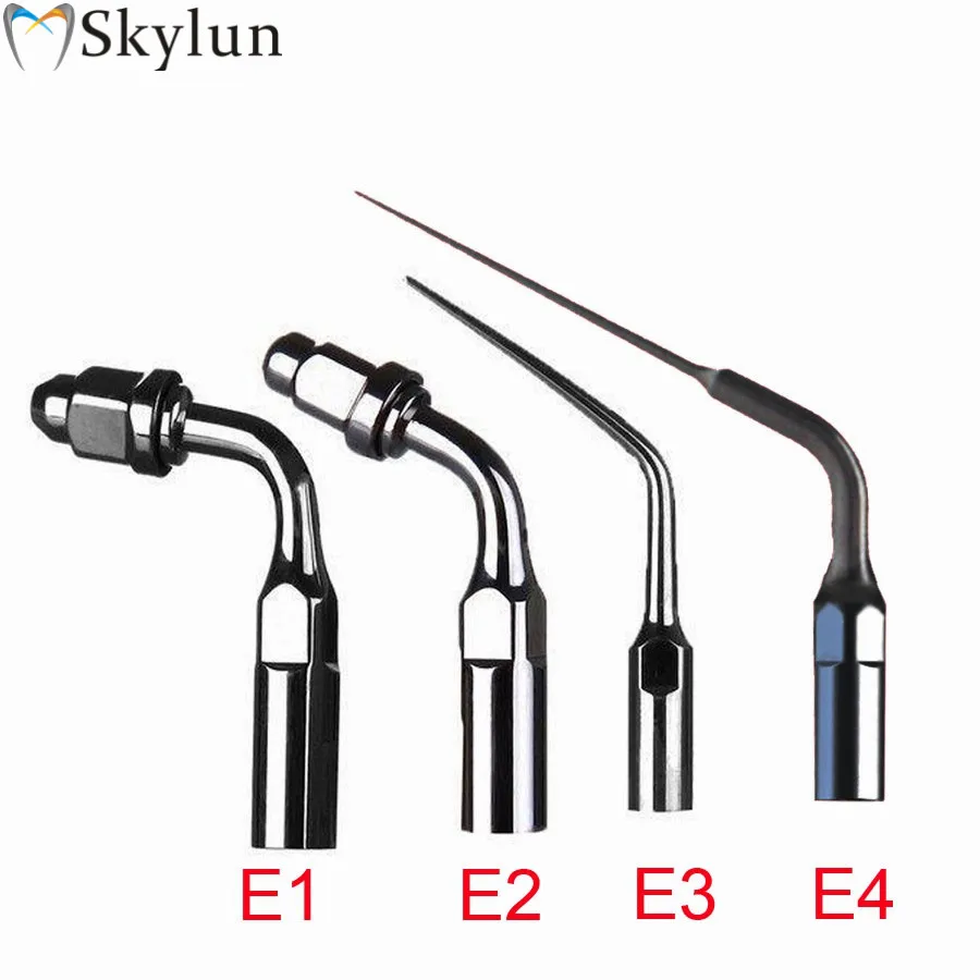 

SKYLUN 5PCS Dental Ultrasonic Piezo Scaler Tips Endodontic Endo Tip E0 E1 E2 E3 E4 E5 E10 E14 E3D E4D Fit EMS WOODPECKER