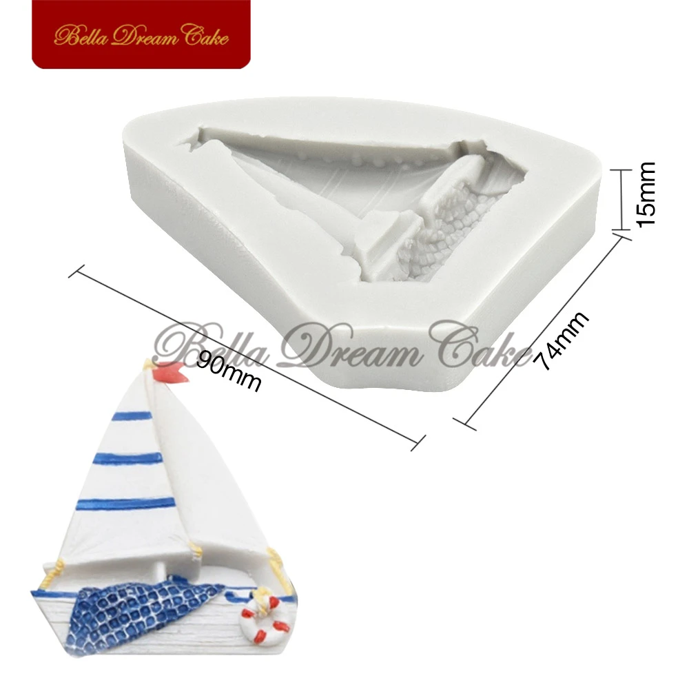 

Силиконовые формы для торта 3D парусник/маяк