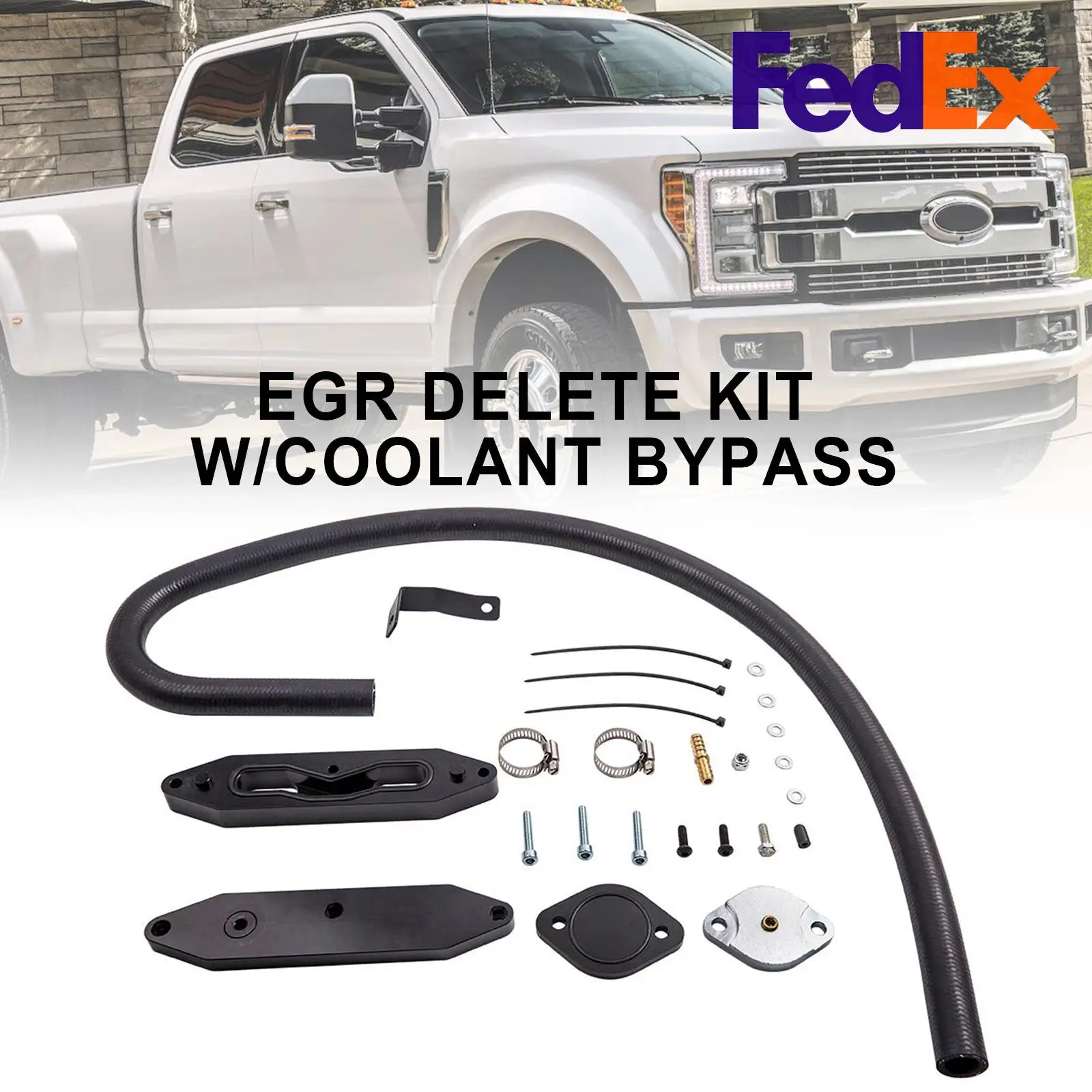 

TOPTENG удаление EGR Kit w/отключение охлаждающей жидкости для Ford 6.7L Powerstroke Diesel 2011-2019 2012 2013 2014 2015 2016 2017 2018