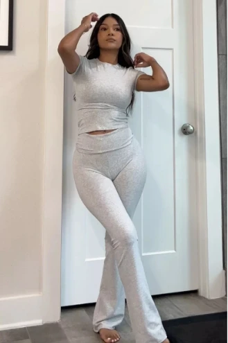 Новый женский комплект из двух предметов в стиле ретро повседневная футболка с