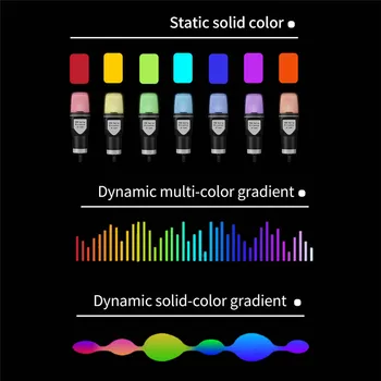 USA Free Shipping Yanmai USB Microphone RGB Condensador Wire Gaming Mic for Podcast Recording Studio Streaming Laptop Desktop PC 4