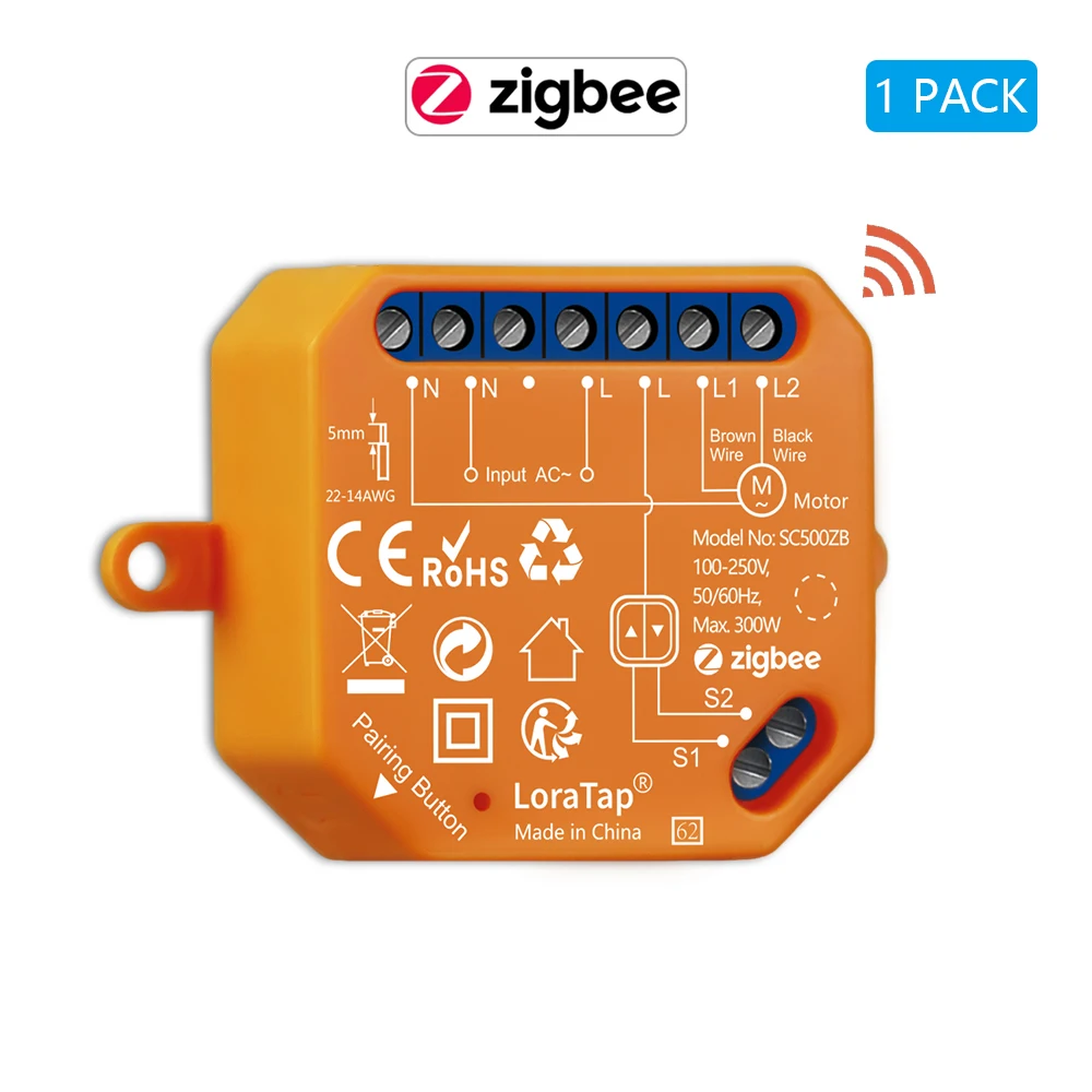 

LoraTap ZigBee мотор для роллет