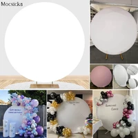 mocsicka pure white round backdrop child birthday decoration circle background baby shower newborn photocall photography props