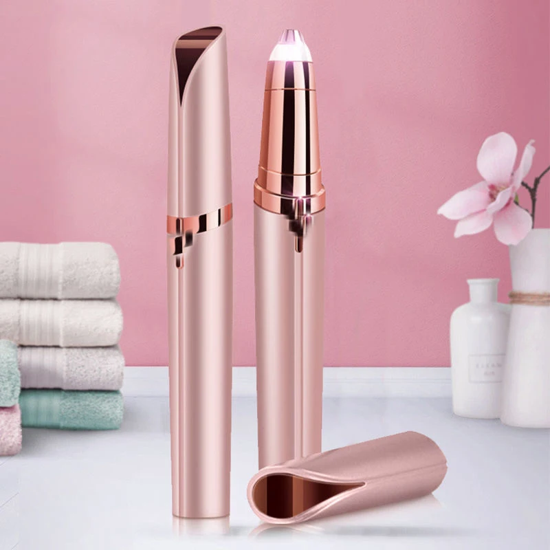 Электрическая ручка для удаления бровей на лице мини бритья портативная волос -