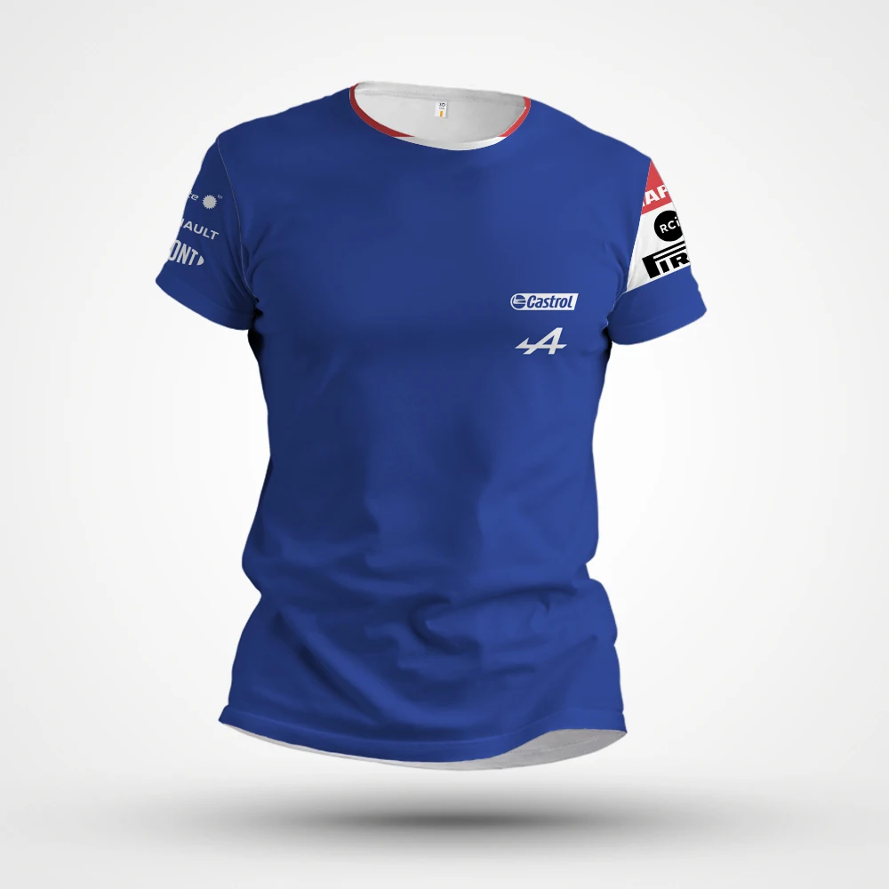 

2023 New Men's T-shirt 3D Printing Customized Short Sleeve Summer Personalized T-shirt Red and White Paired with Trendy and Hand