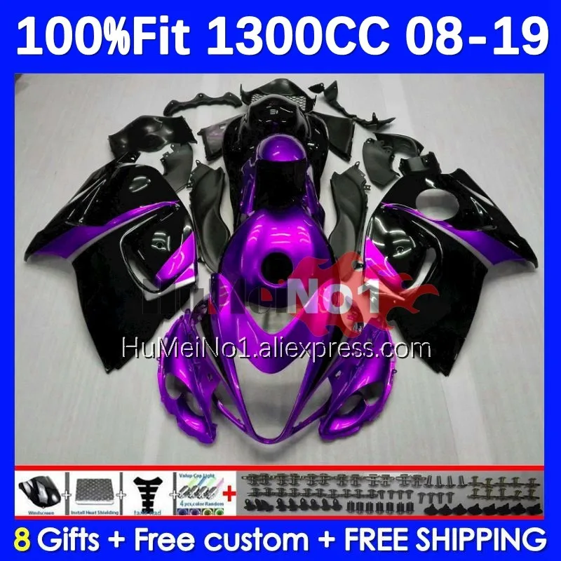 

Body For SUZUKI Hayabusa GSXR 1300CC 1300 CC GSXR-1300 29No.107 GSXR1300 08 09 10 11 12 13 14 15 16 17 18 19 Fairing purple blk