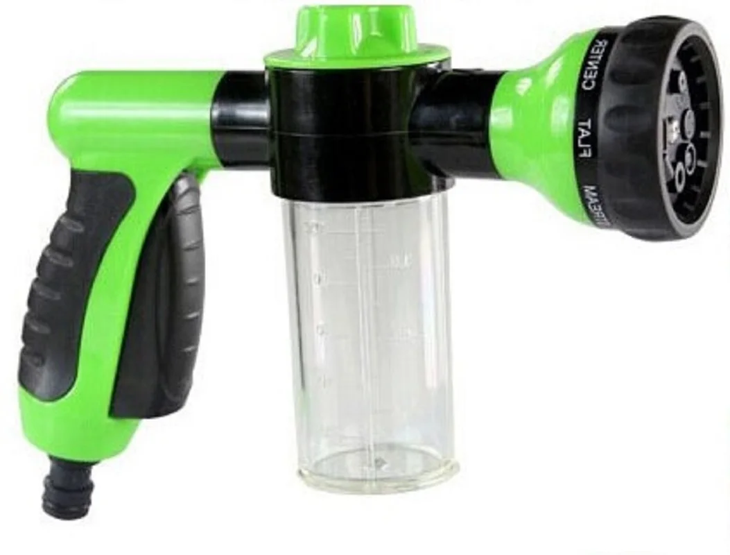 Portable Adjustable Spray Sprinkler Auto High-pressure Garden Water Gun Snow Foam Lance Jet Car Wash Supplies Nozzle Clean Tool