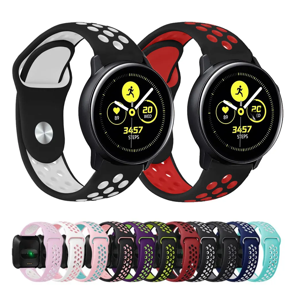

20mm 22mm band for Samsung Galaxy watch 3/4/5 Active 2 strap 40mm/44/41mm Gear s3 46/42mm correa bracelet Huawei watch GT2 strap
