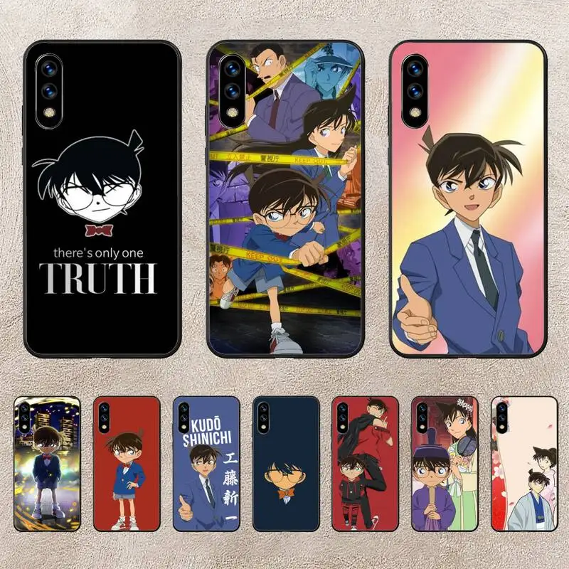 

Anime Detective Conan Phone Case For Huawei G7 G8 P7 P8 P9 P10 P20 P30 Lite Mini Pro P Smart Plus Cove Fundas
