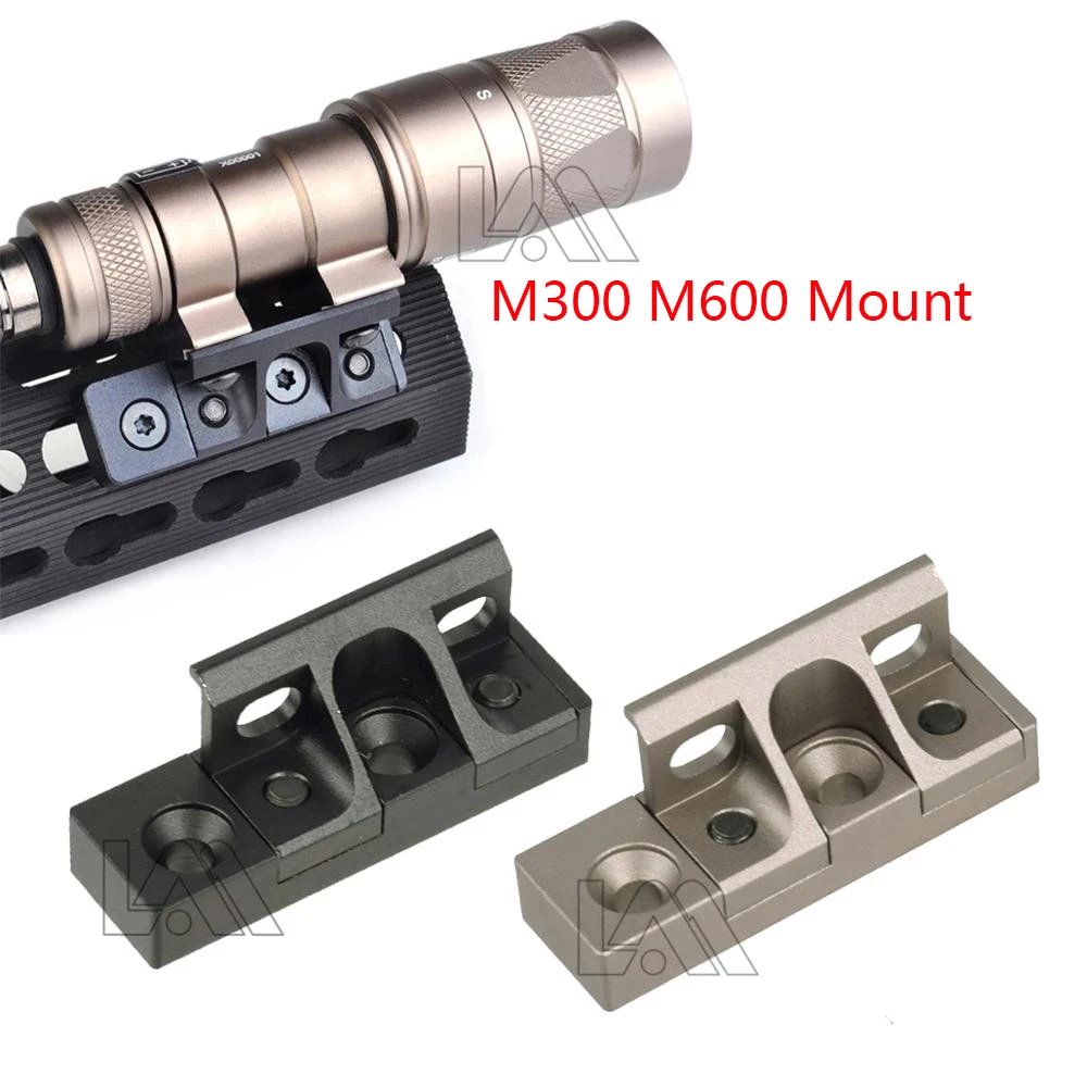 

Airsoft Rifle AR15 M16 Weapon Scout Light Mount For SF M300B M600B M300V M-Series Mount Fit M-LOK Keymod Hunting