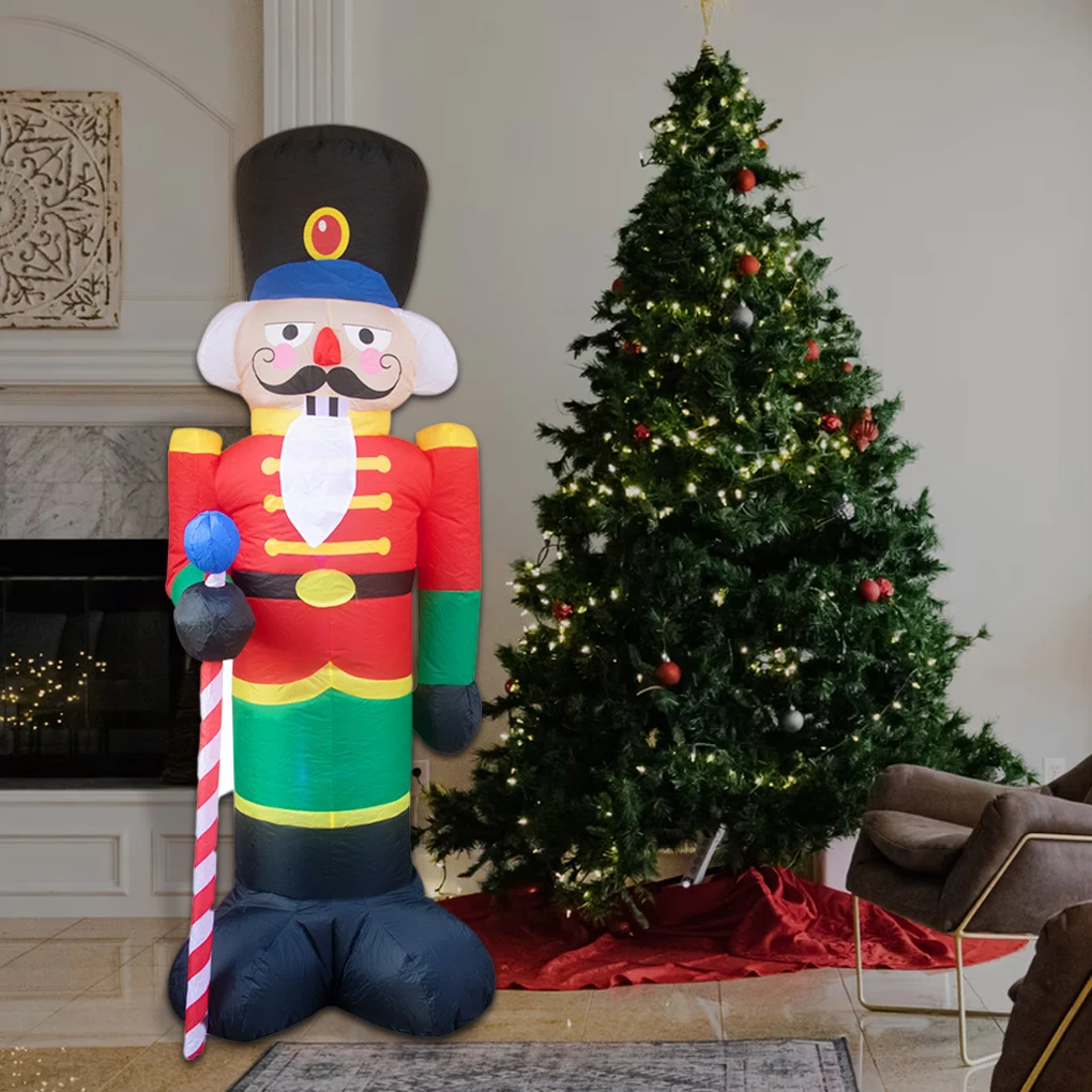 Рождество Новый Год свадьба надувной светодиодный светильник украшение для сада