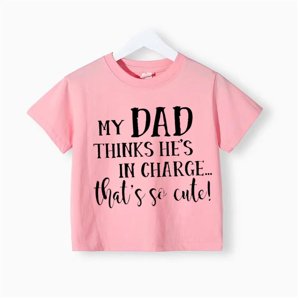 Хлопковая футболка унисекс с короткими рукавами и мультяшным принтом для детей