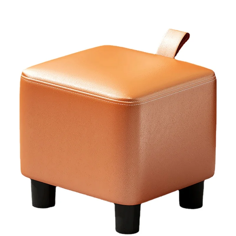 Modern Small Shoe Stool Modern Design Protable Chair Living Sofa Footrest Step Stool Protable Repose Pied Modern Furniture Home images - 6