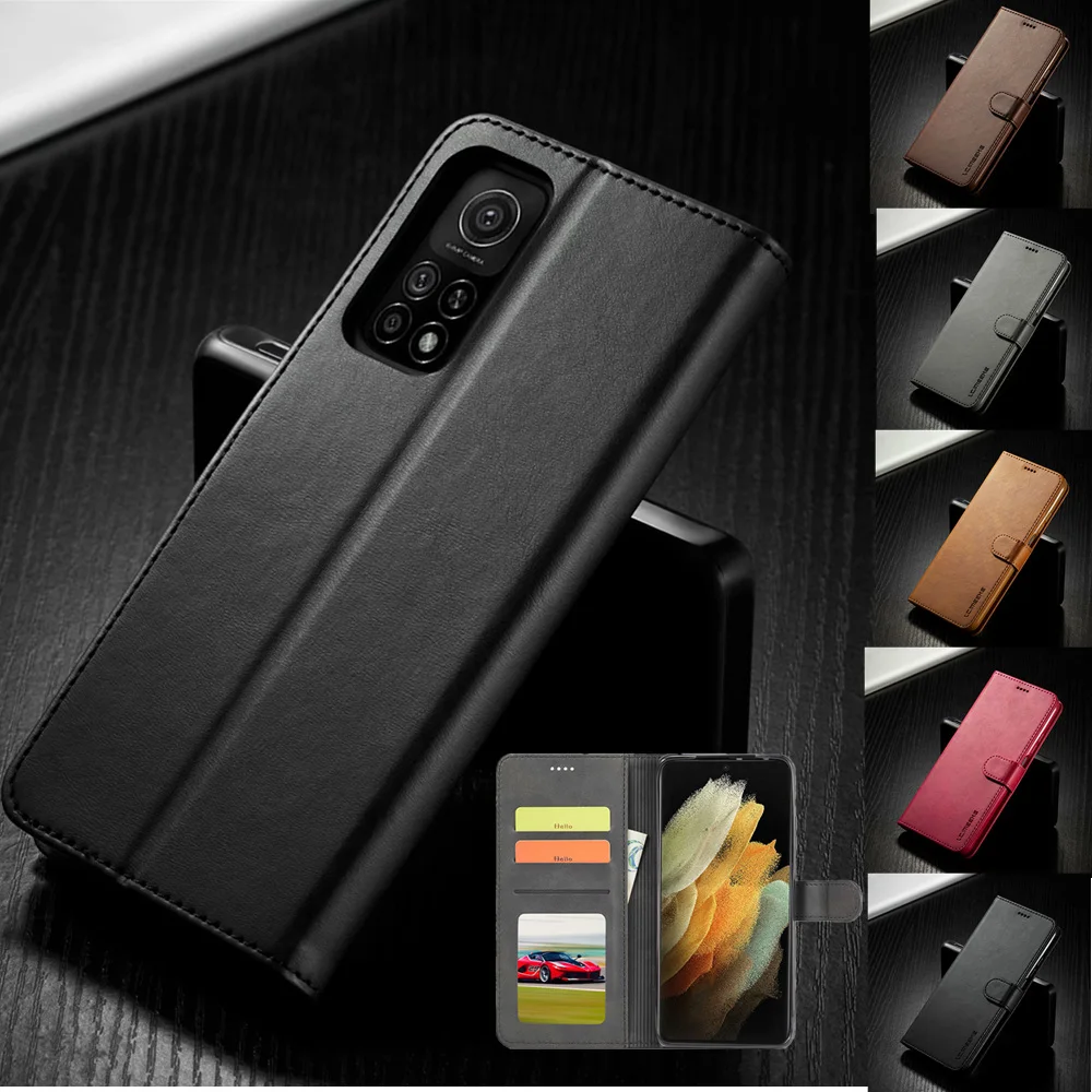 

Кожаный чехол FO6 для Redmi Note 10 9T 10S 9A 9 Power 9S Pro Xiaomi POCO X3 NFC M3 Mi 10T Pro Lite, откидной футляр с подставкой для карт, 2022