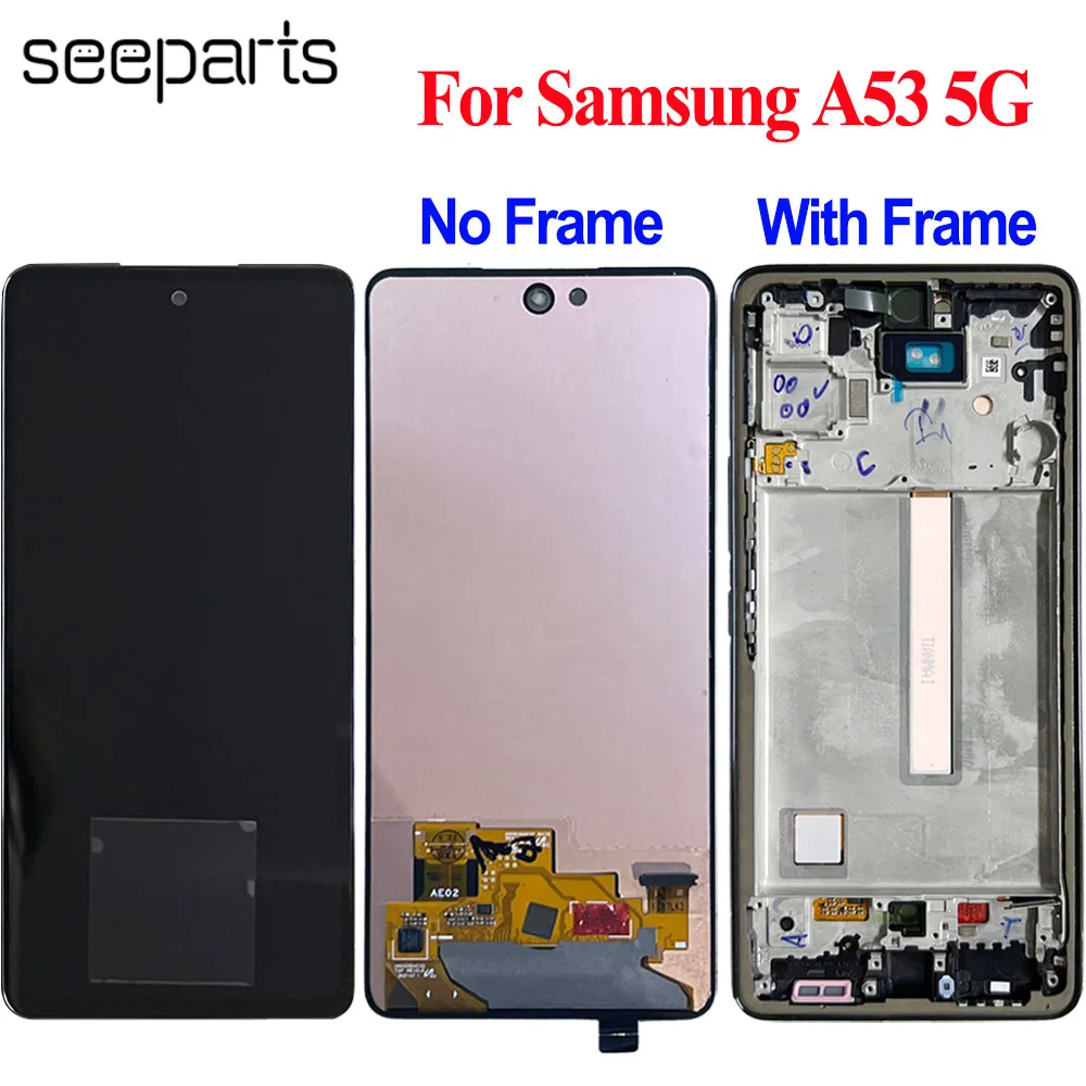 Оригинальный дисплей для Samsung Galaxy A53 5G LCD A536U A536B A5360 панель дисплея стекло