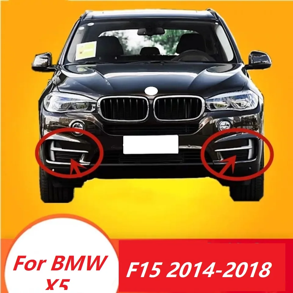 

Car Accessory Fog Light Cover Lamp Frame Grille Car Accessories For BMW X5 F15 2014-2017