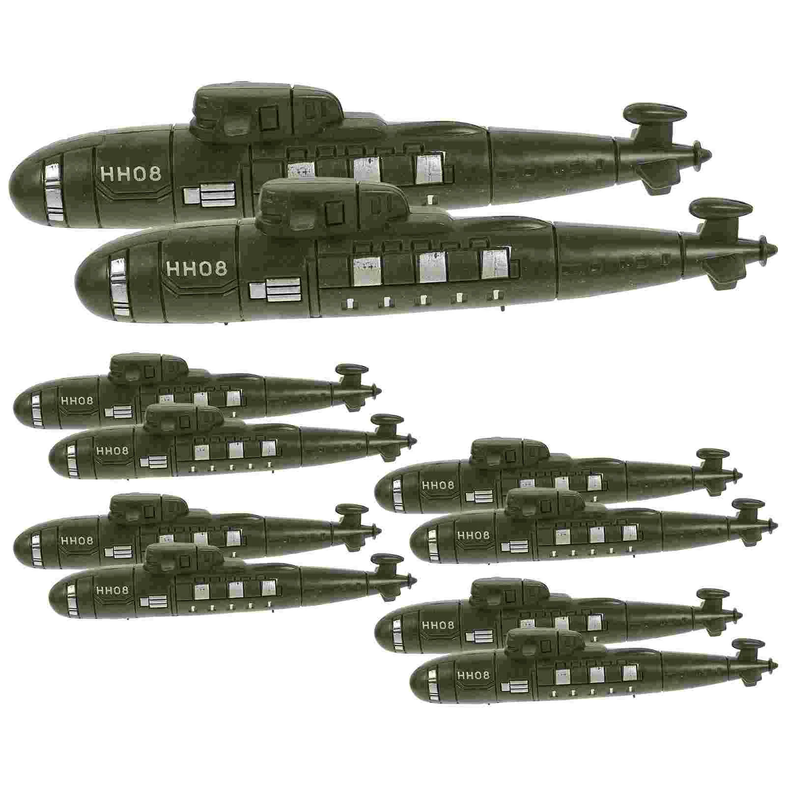 

Assorted Battleships Accessories Toy Simulated Submarine Micro Toys Small Submarines Adornment