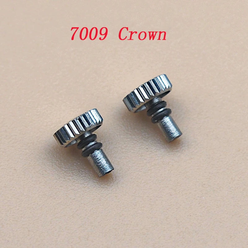 Watch Stainless Steel Crown Fit NH35 NH36 Movement Accessories  Replacement Spare Parts For Seiko7009 Watch Modified Part Replac