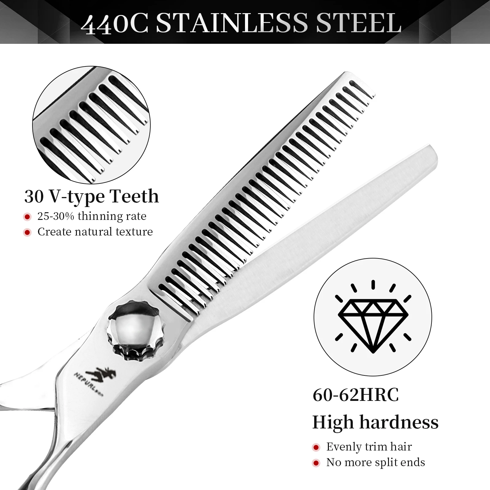 6 0 &quotСеребристые зеленые ножницы для волос плоские челки зубов тонкие