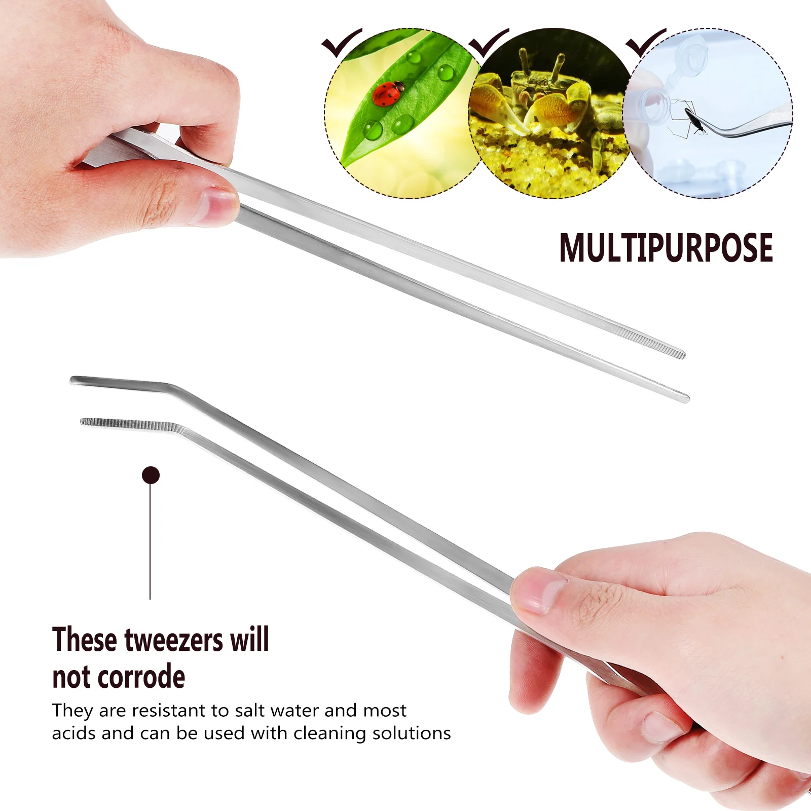 3 шт. пинцет для ресниц прецизионный штамп из нержавеющей стали металлический