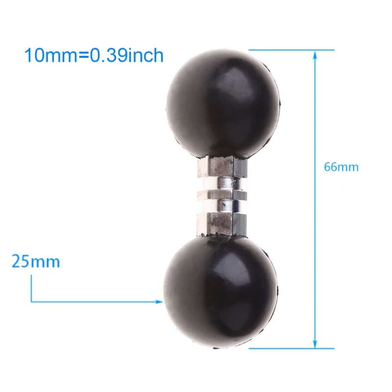 79MM B-230 Double Dual Head Ball Mount Adapter for Gopro Action Camera Smartphone GPS Bracket Converter Accessories |