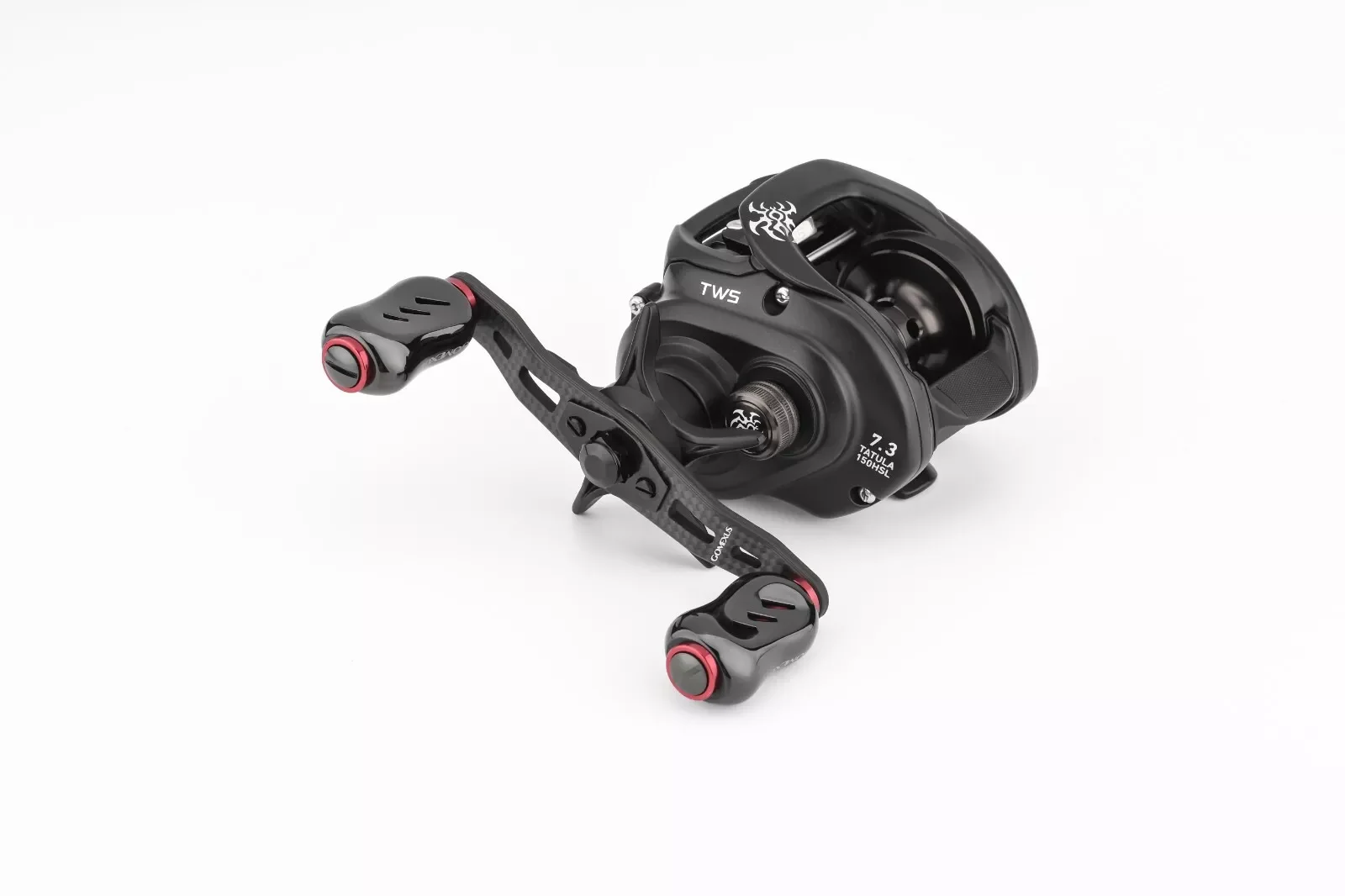 Ручка катушки Gomexus Carbon 85 мм Finesse для Daiwa Steez Tatula SS Air Lew's Abu Garcia Okuma Quantum Baitcaster DC85-T22
